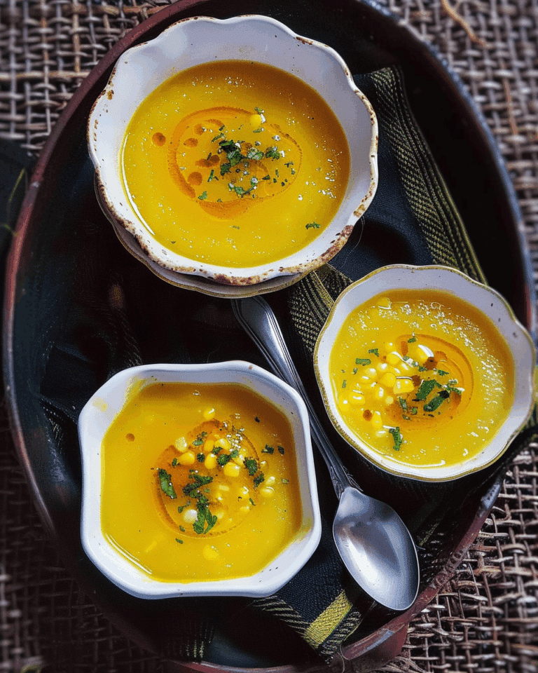 Turmeric and Sweet Corn Soup