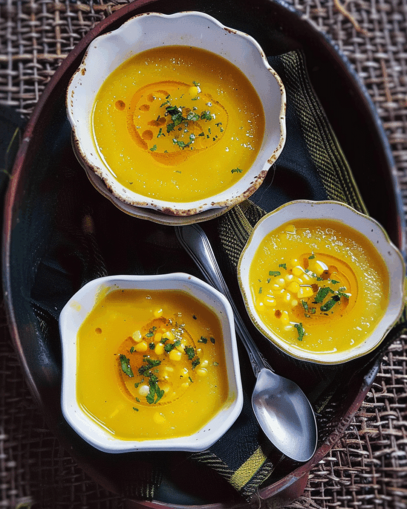 Turmeric and Sweet Corn Soup