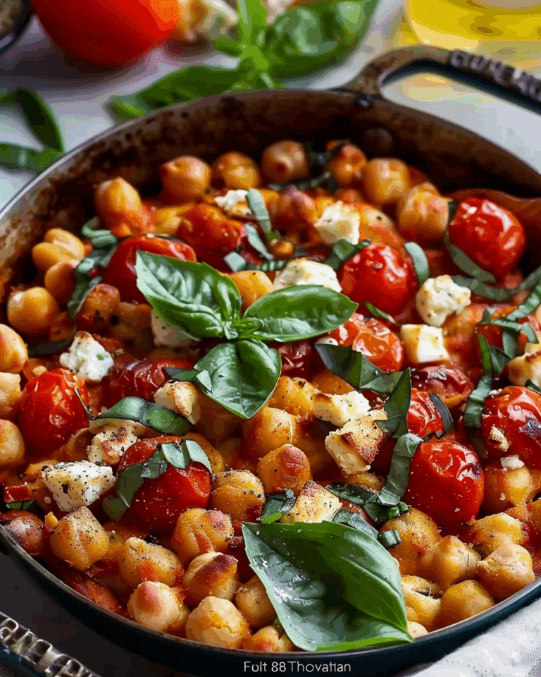 Baked Feta (With Chickpeas)