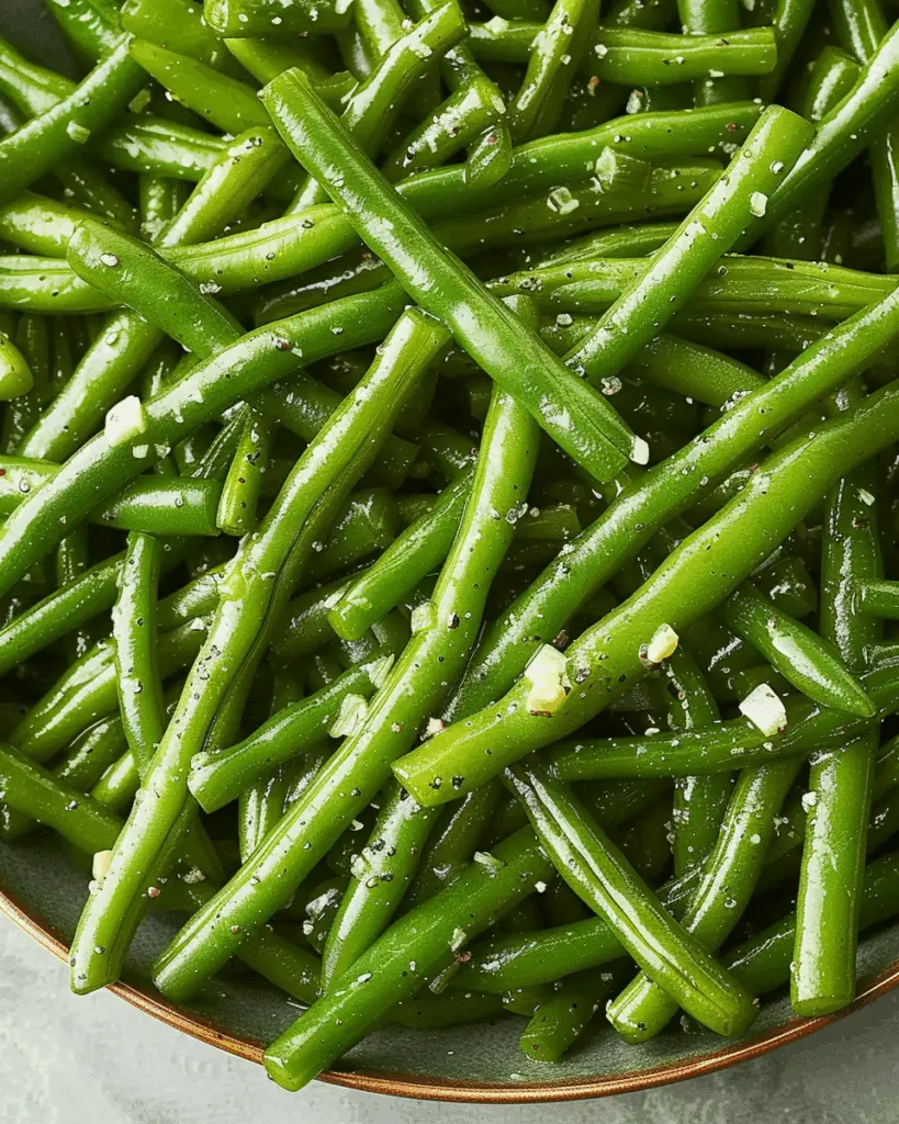 Buttery Garlic Green Beans
