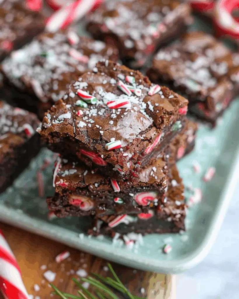 Candy Cane Brownie