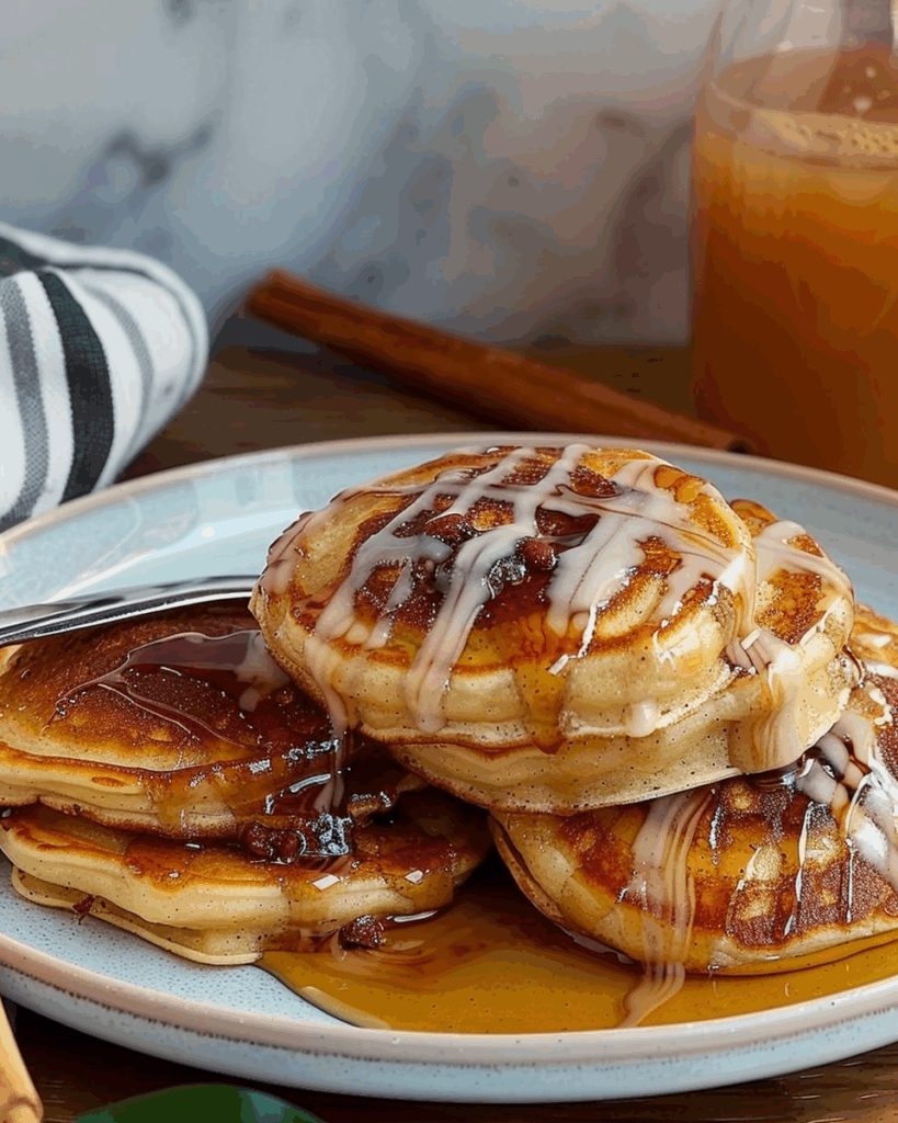Cinnamon Roll Pancakes