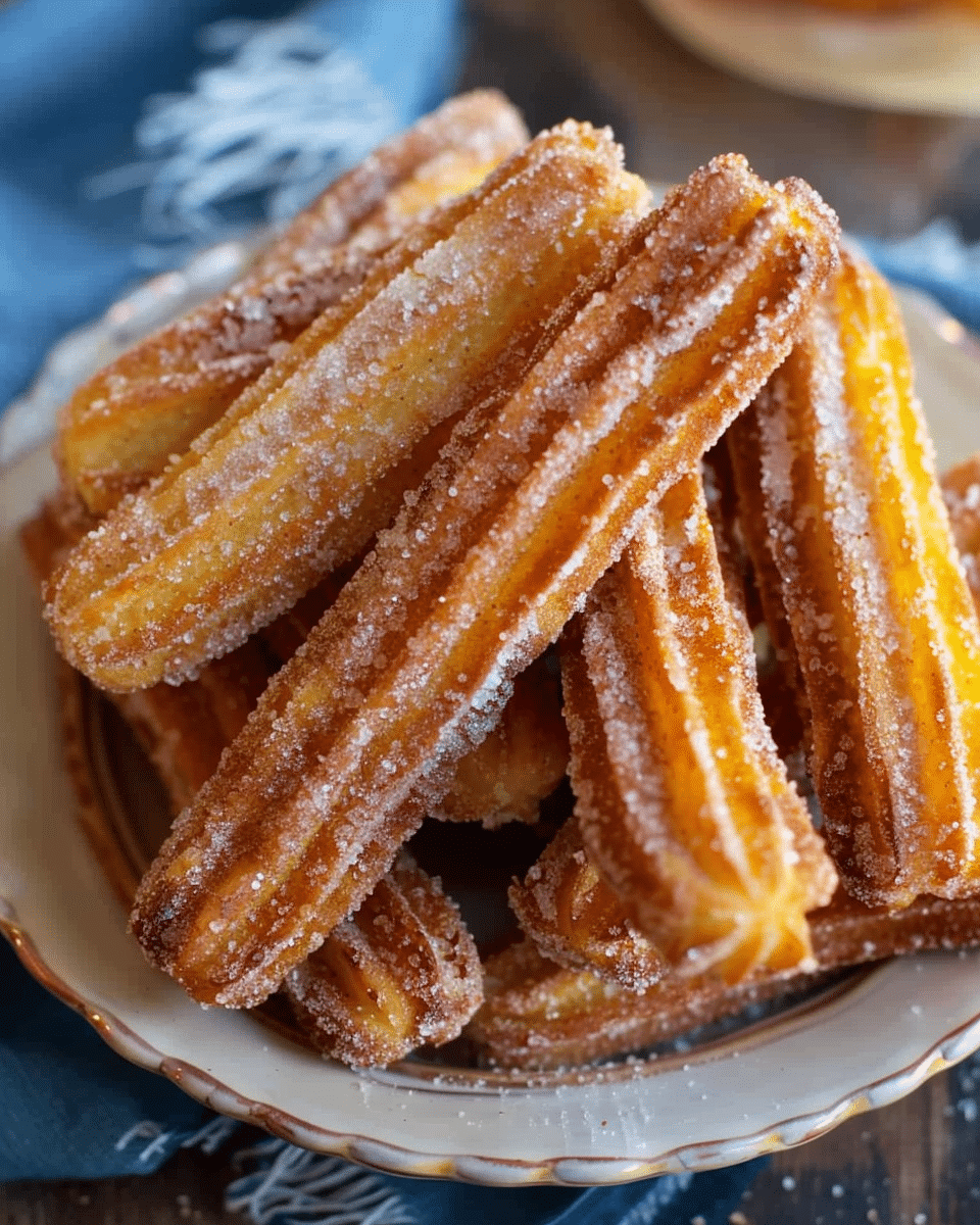 Cinnamon Sugar Baked Churros