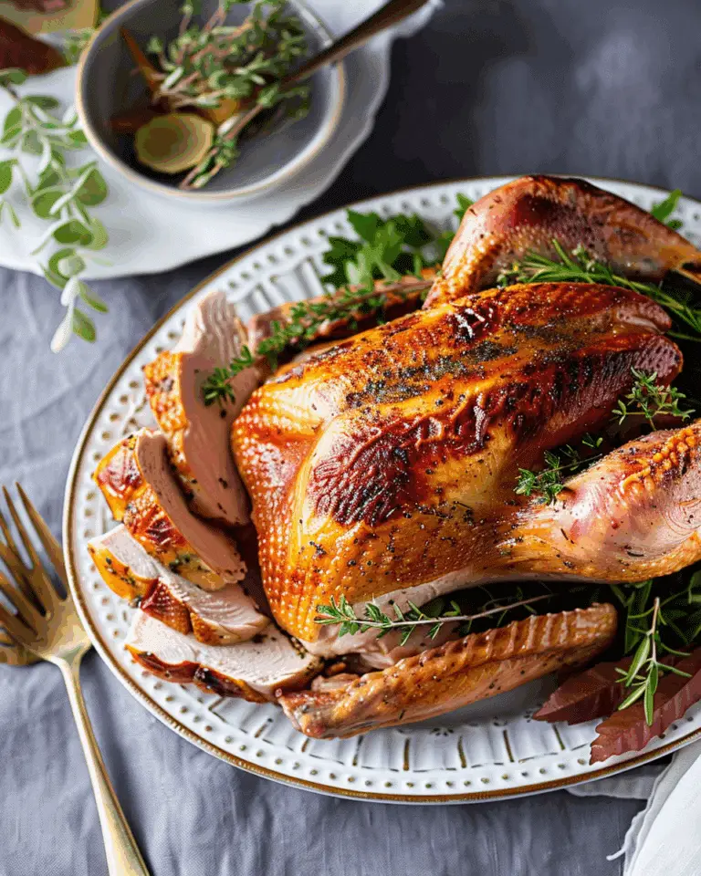 Compound Butter & Herb Roast Turkey