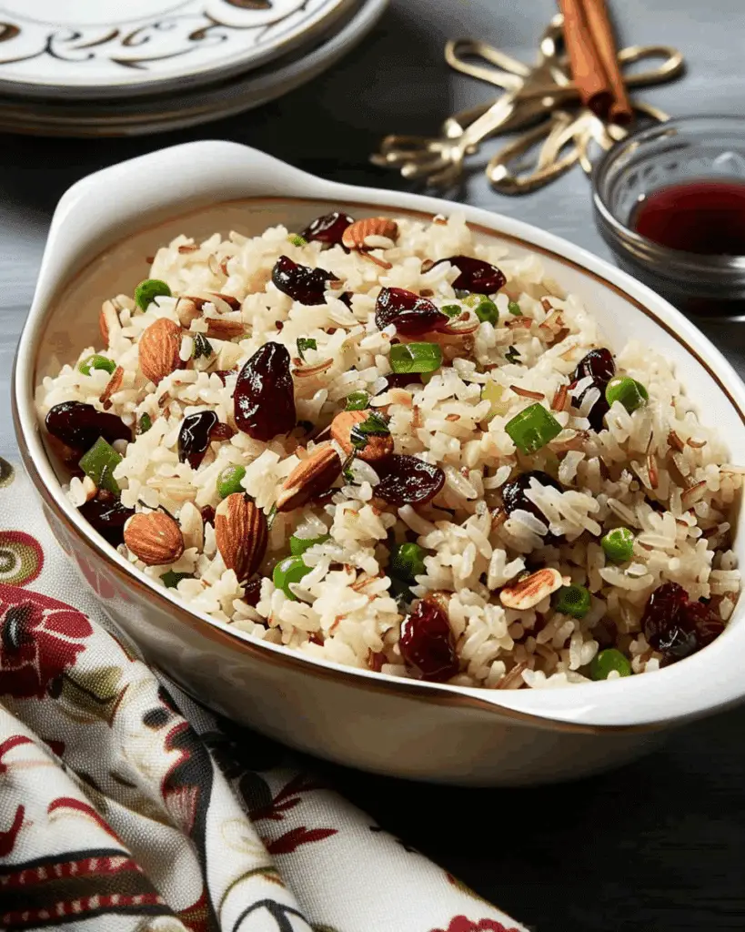 Cranberry and Almond Rice Pilaf