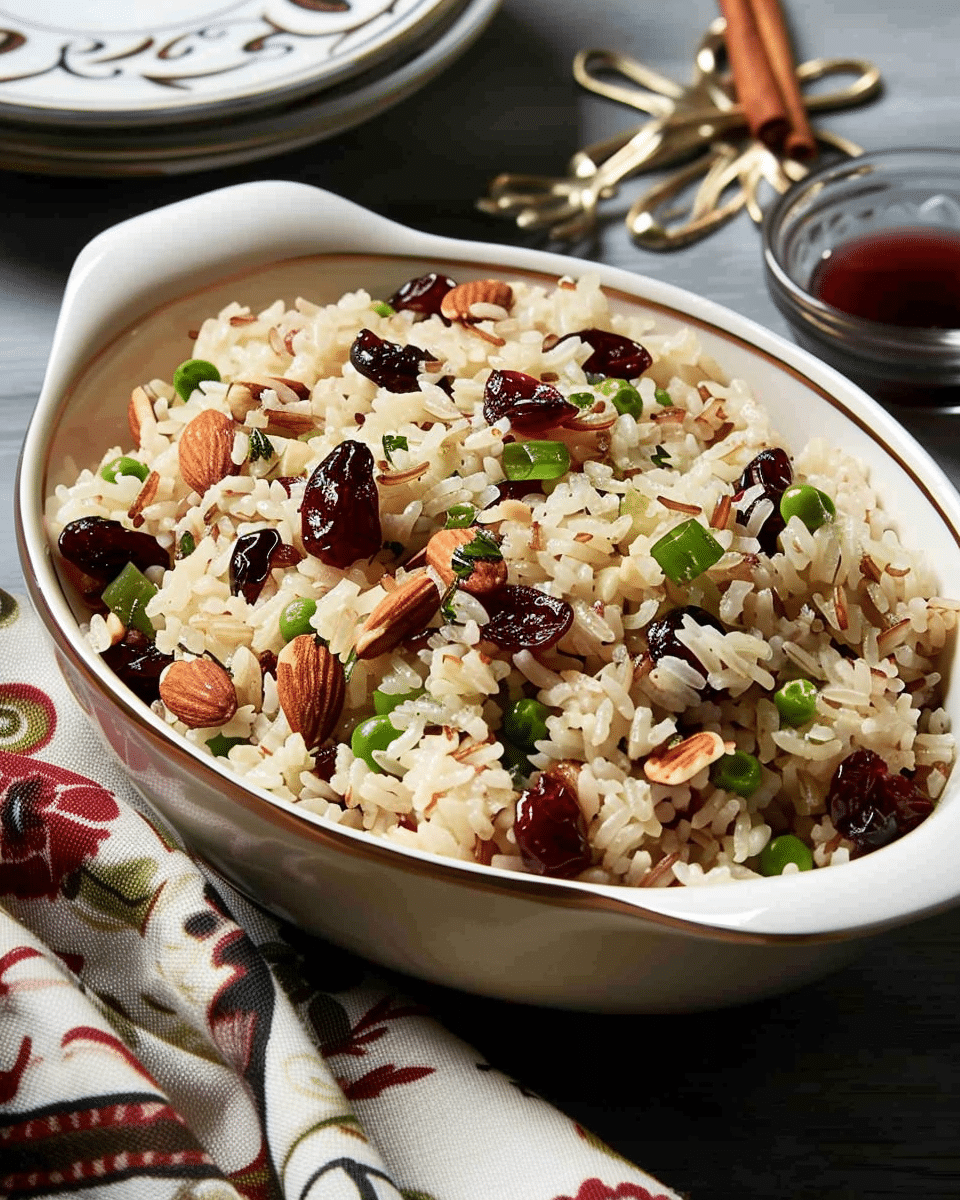 Cranberry and Almond Rice Pilaf