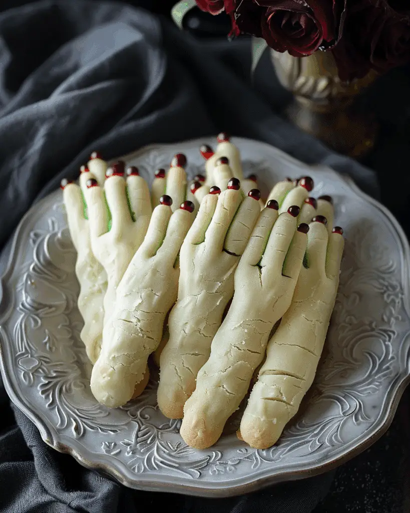 Creepy Witch Finger Cookies