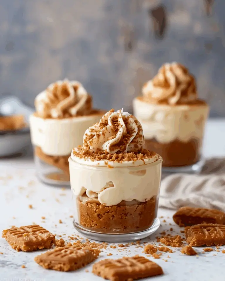 Easy No‑Bake Biscoff Cheesecake Cups
