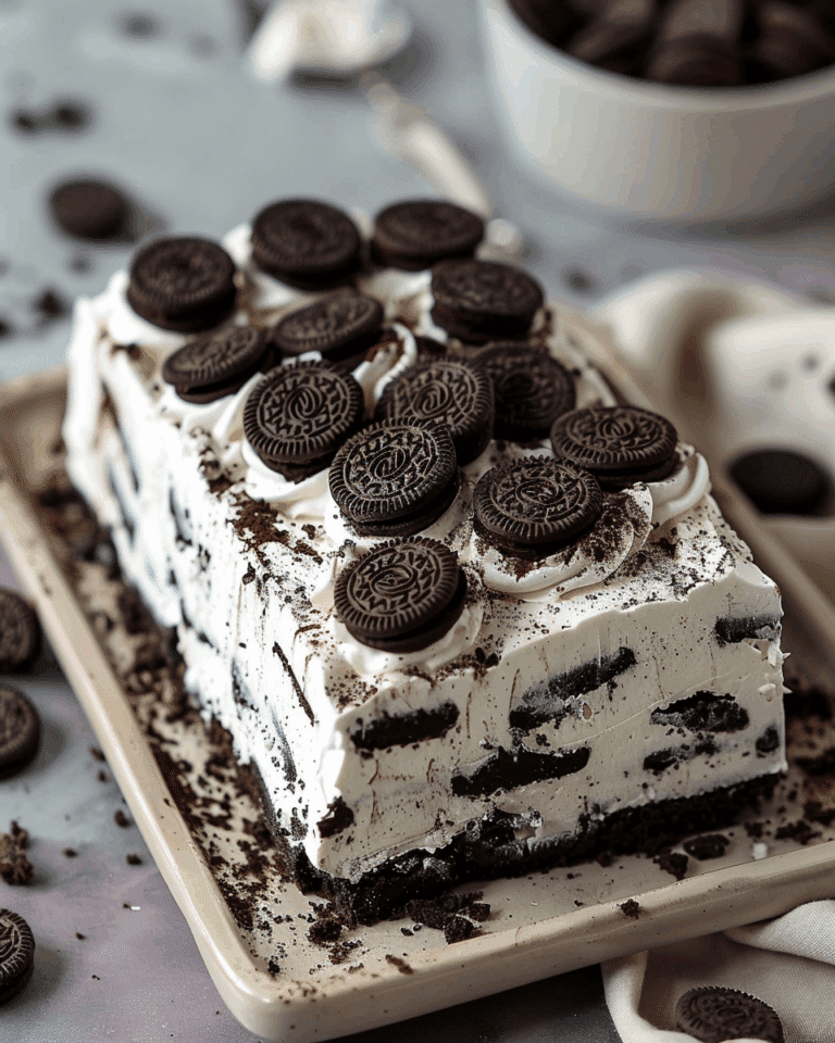 Easy Oreo Icebox Cake