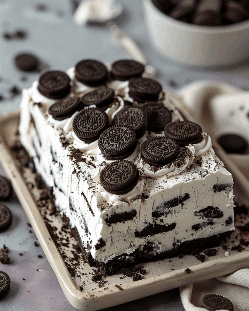 Easy Oreo Icebox Cake