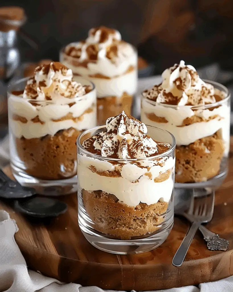 Eggless Tiramisu Trifle Cups