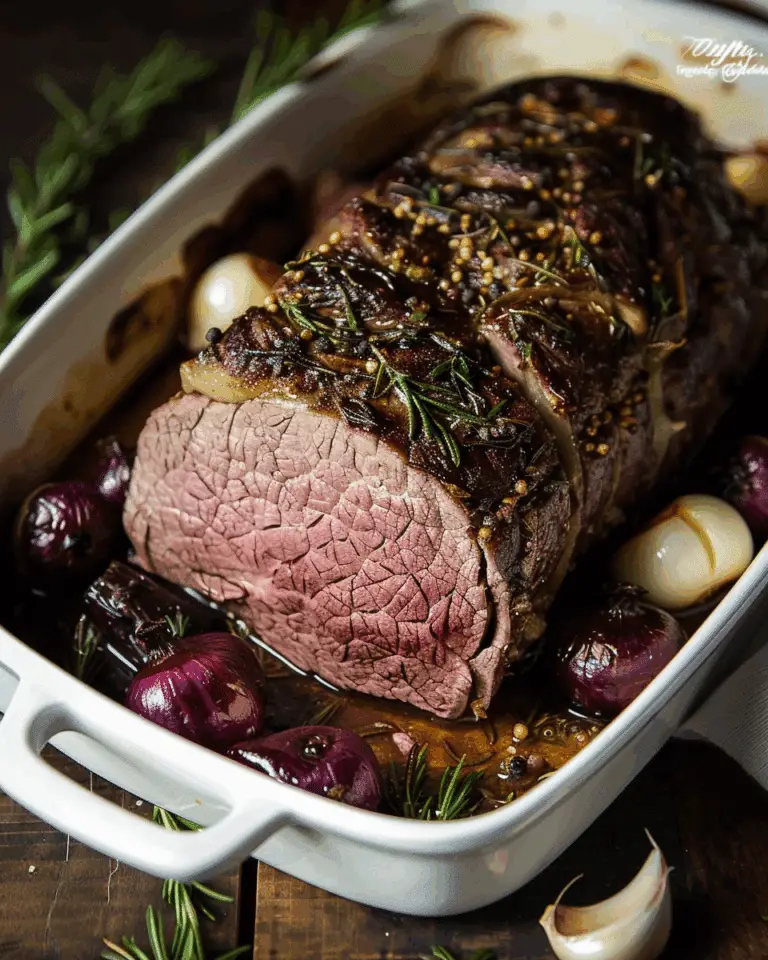 Garlic and Rosemary Roast Beef Recipe