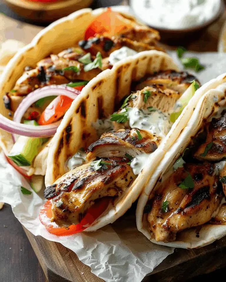 Greek Chicken Gyros Recipe