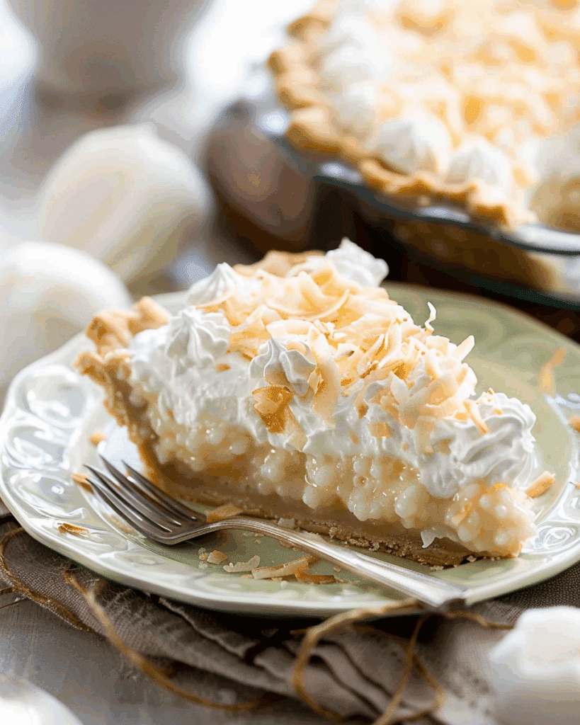 Homemade Coconut Cream Pie