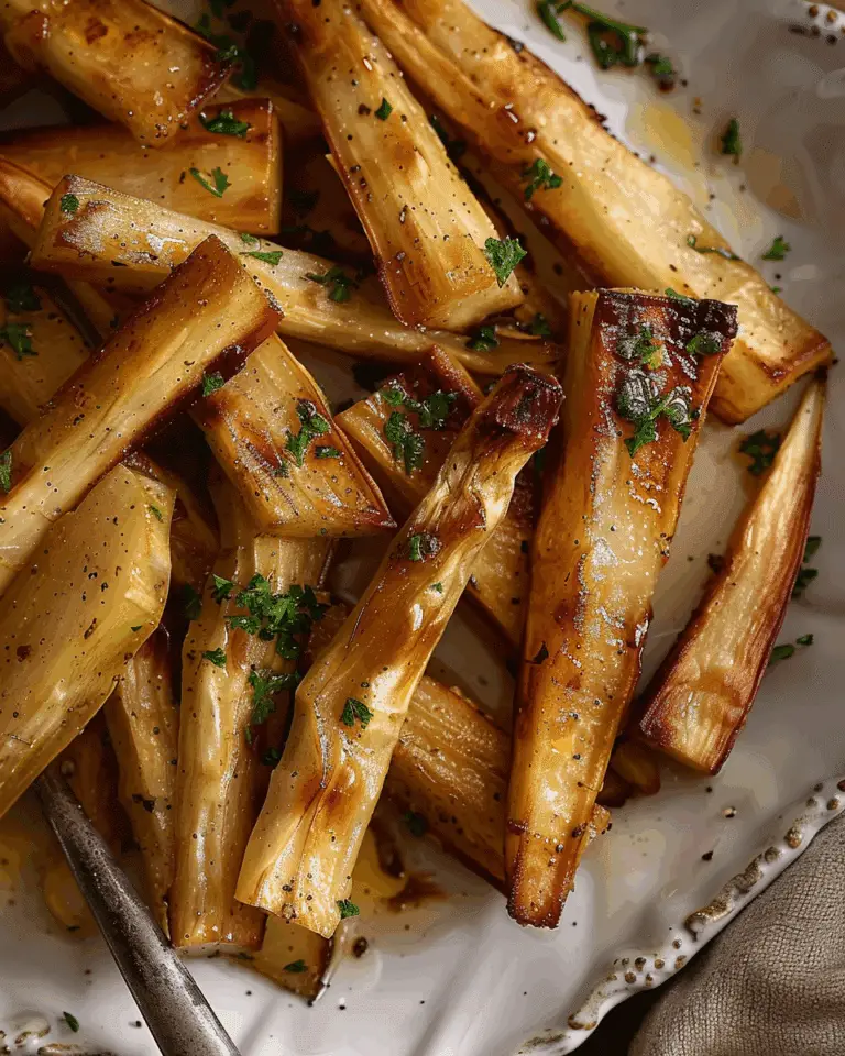 Honey Roasted Parsnips