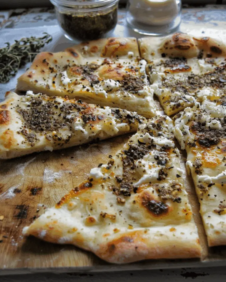 Lebanese Flatbread With Labneh, Akawi & Za’atar