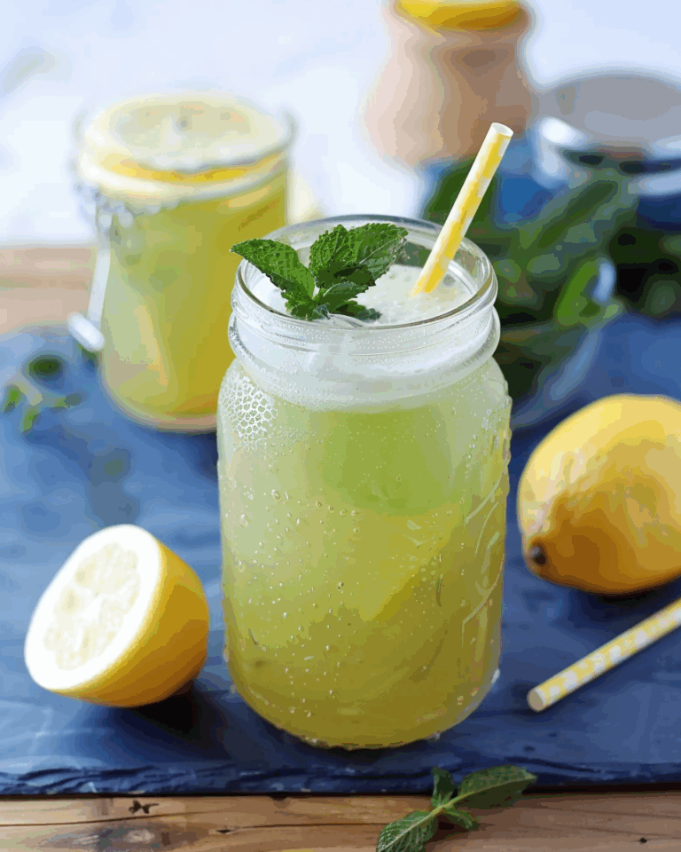 Lemon‑Mint and Honey Cooler