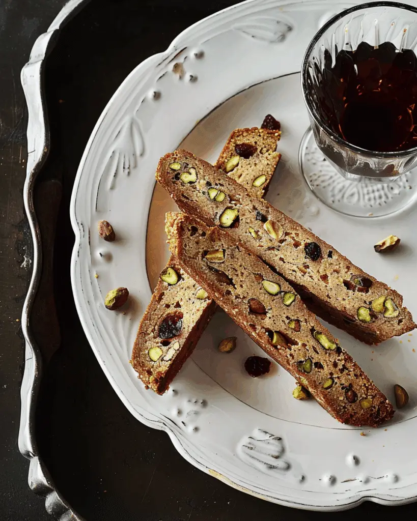 Nigella’s Cranberry and Pistachio Biscotti