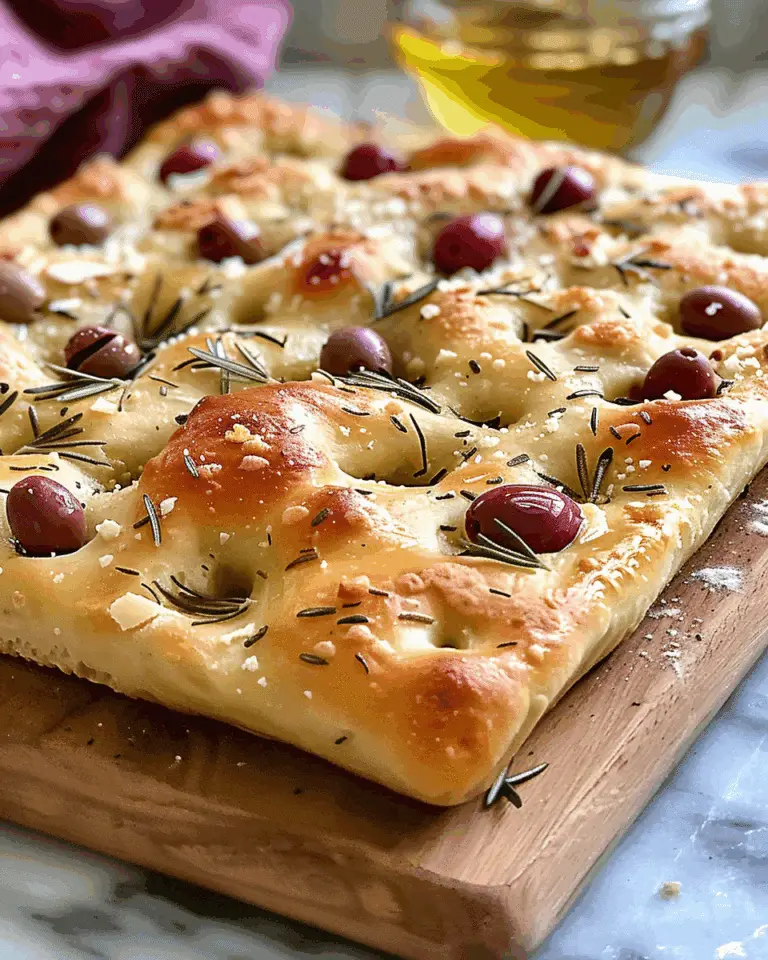 Olive Rosemary Focaccia