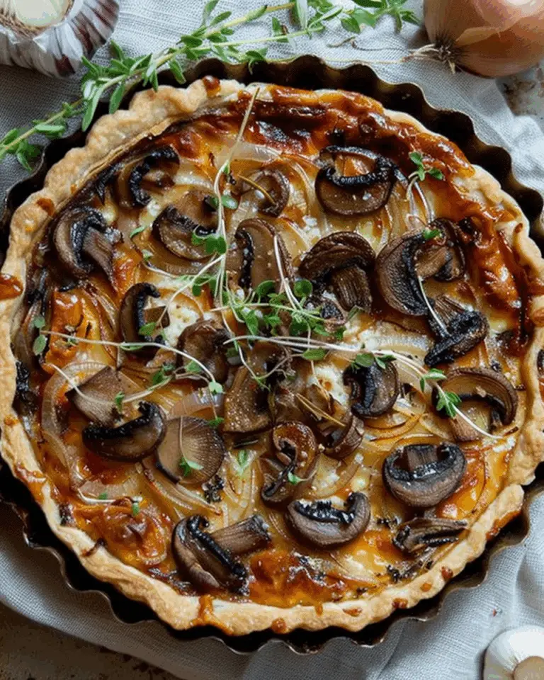 Onion and Mushroom Tart