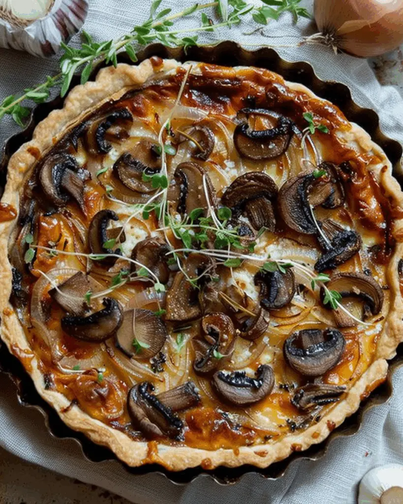 Onion and Mushroom Tart