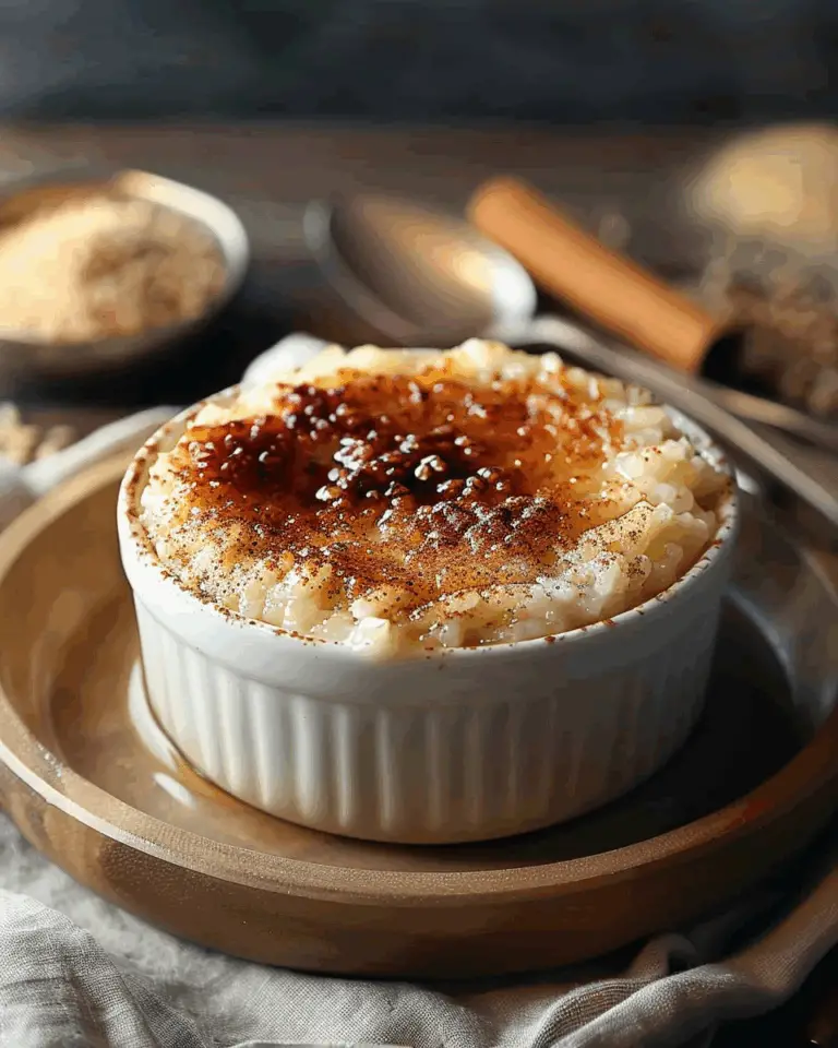 Oven-Baked Rice Pudding