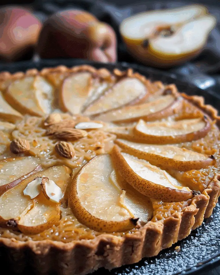 Pear and Almond Tart