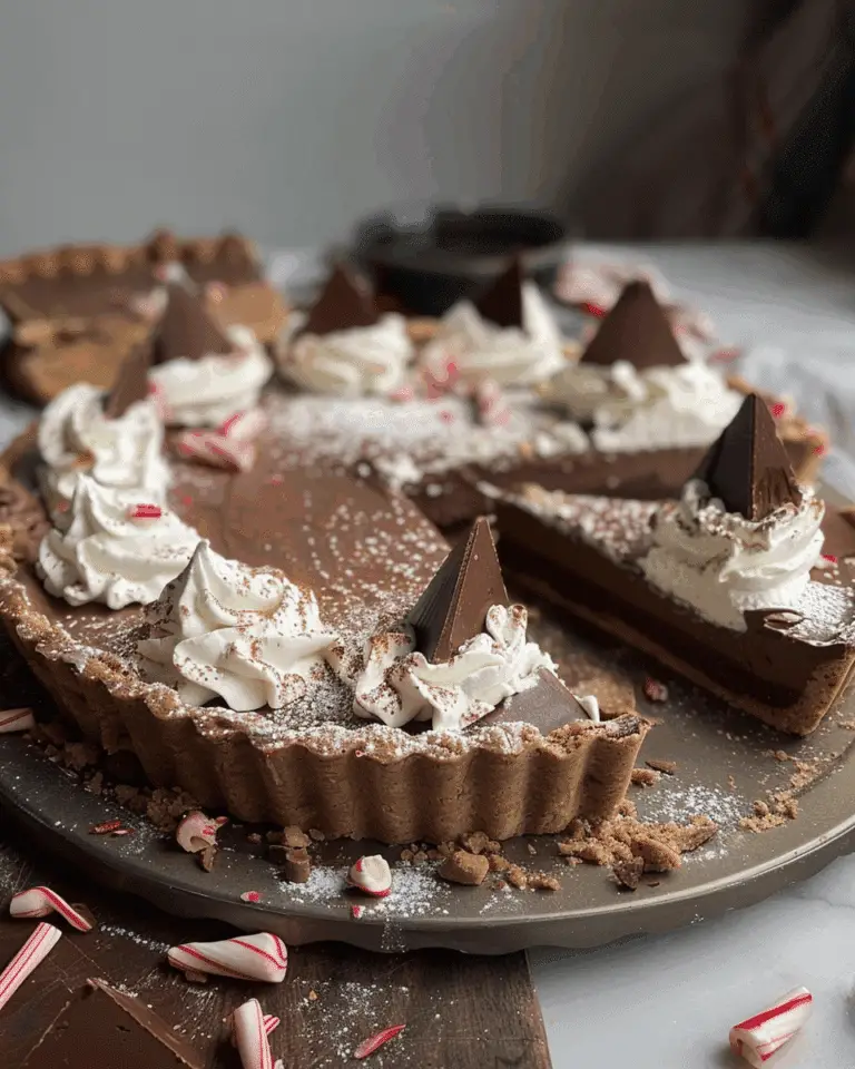 Peppermint Mocha Tart