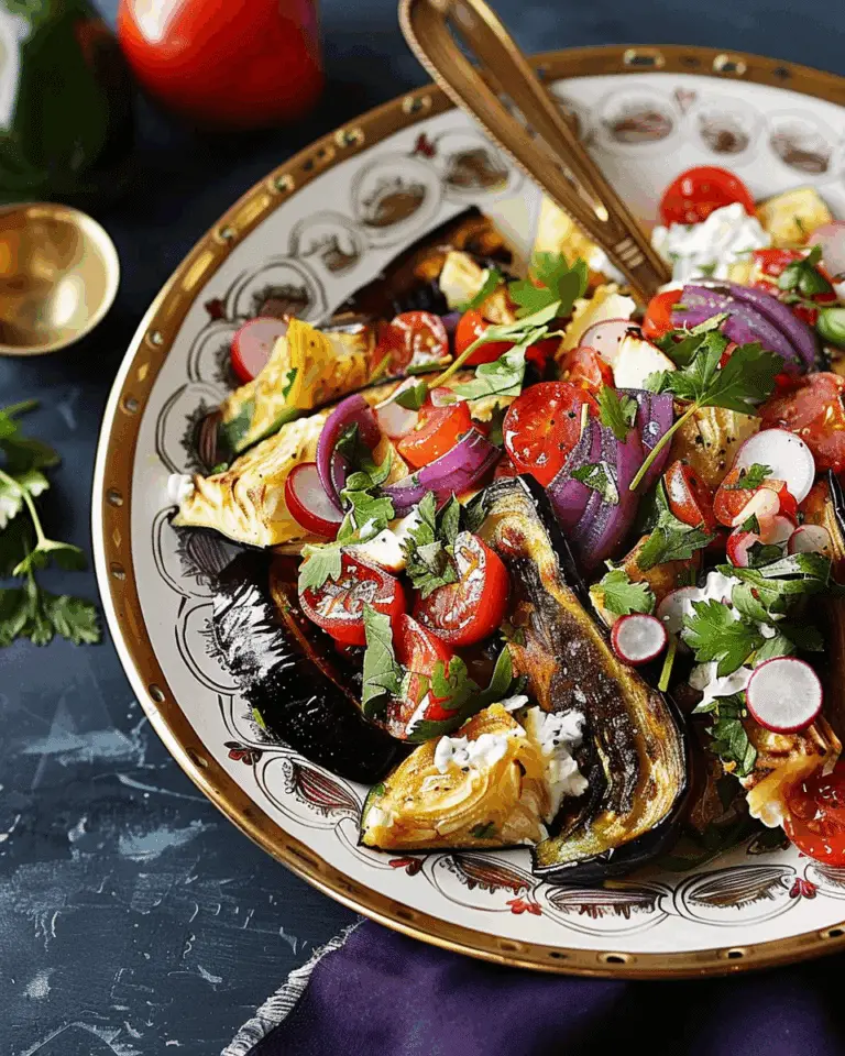 Roasted Eggplant Fattoush