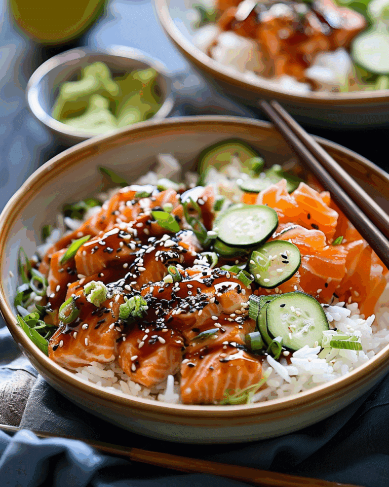 Salmon Rice Bowls