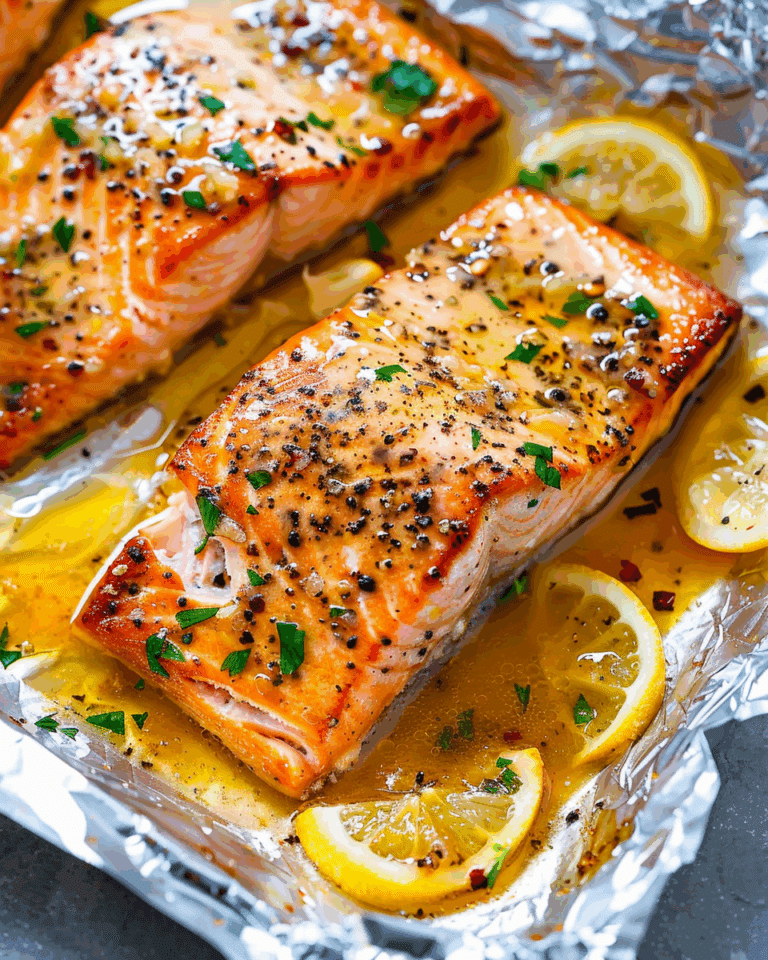 Sheet Pan Lemon Garlic Butter Salmon
