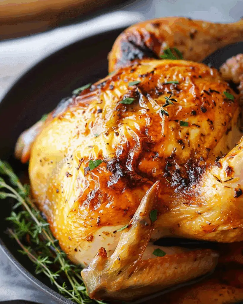Simple Crispy Roast Chicken