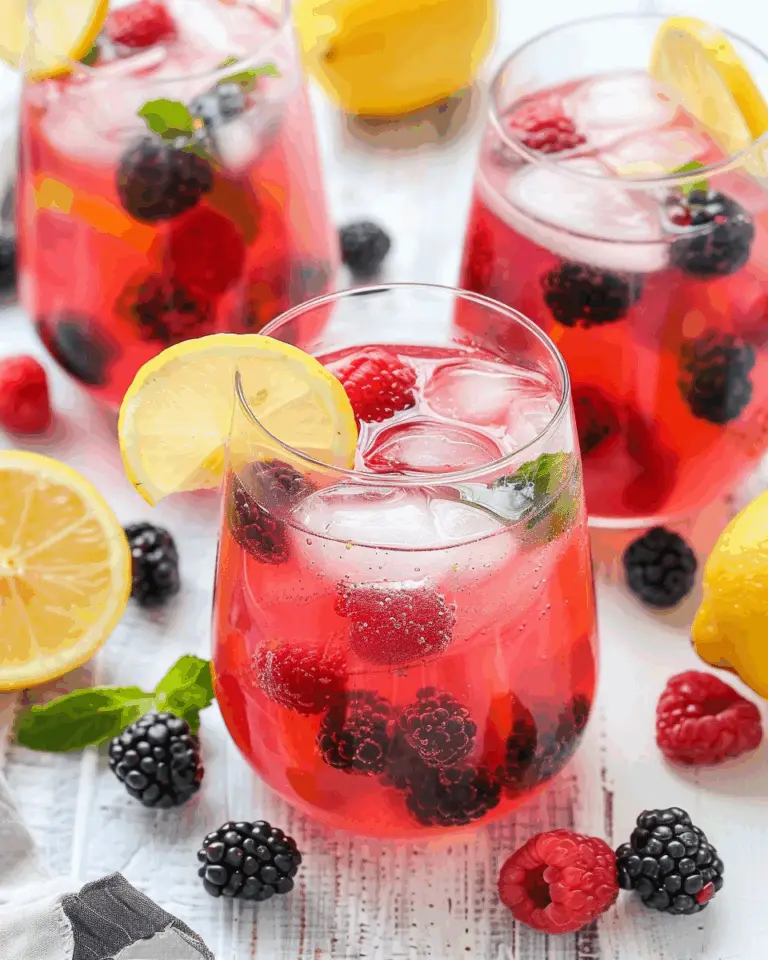Sparkling Berry Lemonade