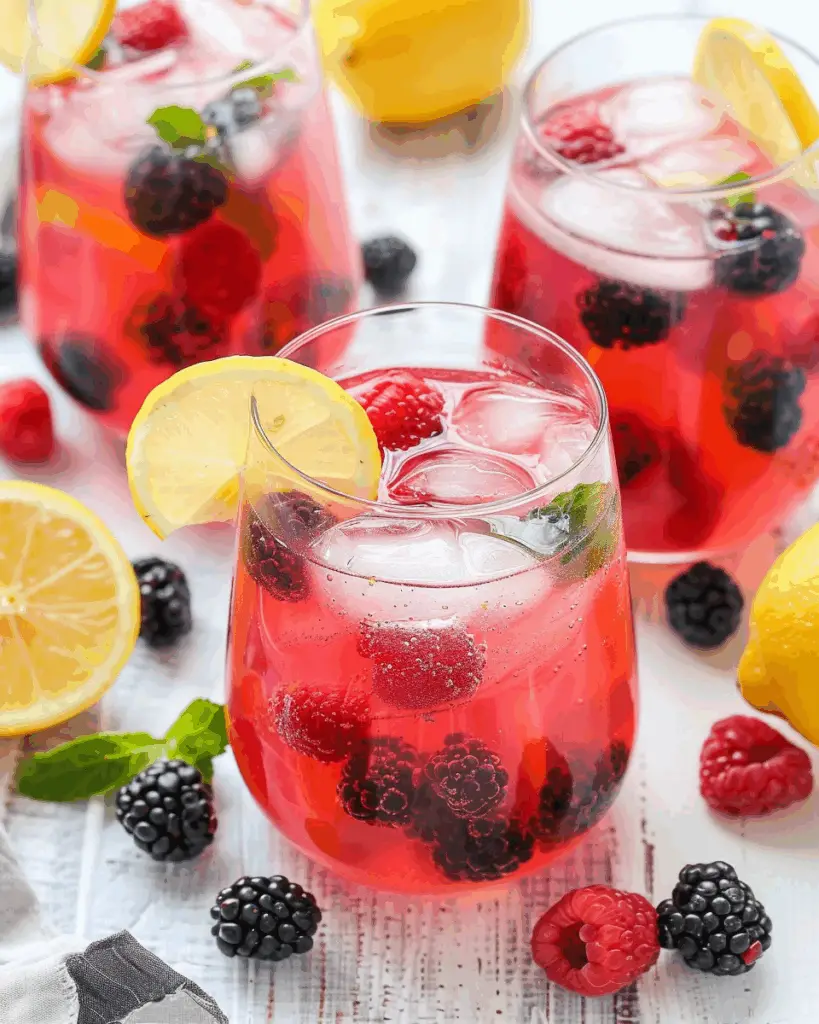 Sparkling Berry Lemonade