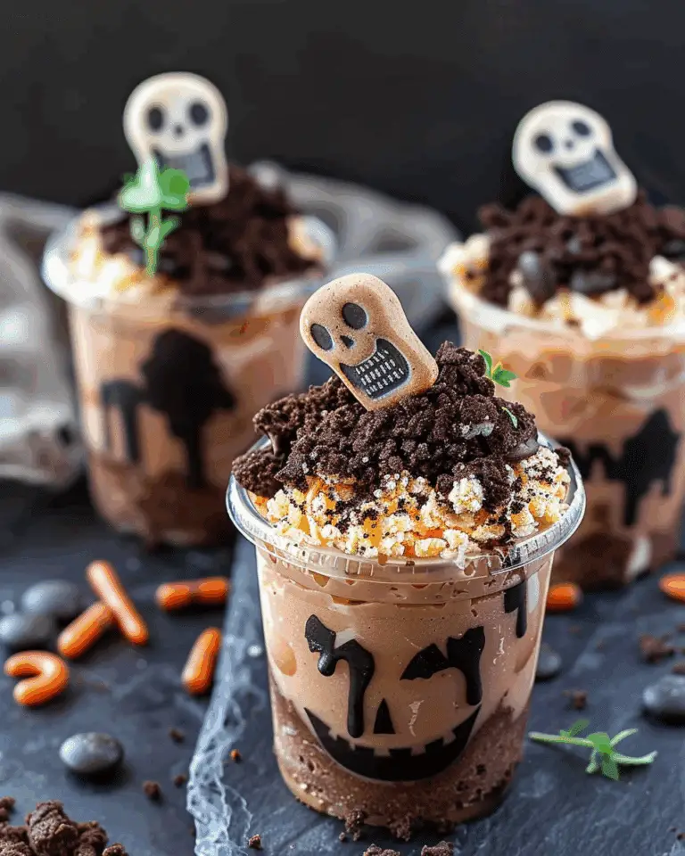 Spooky Graveyard Dirt Cups
