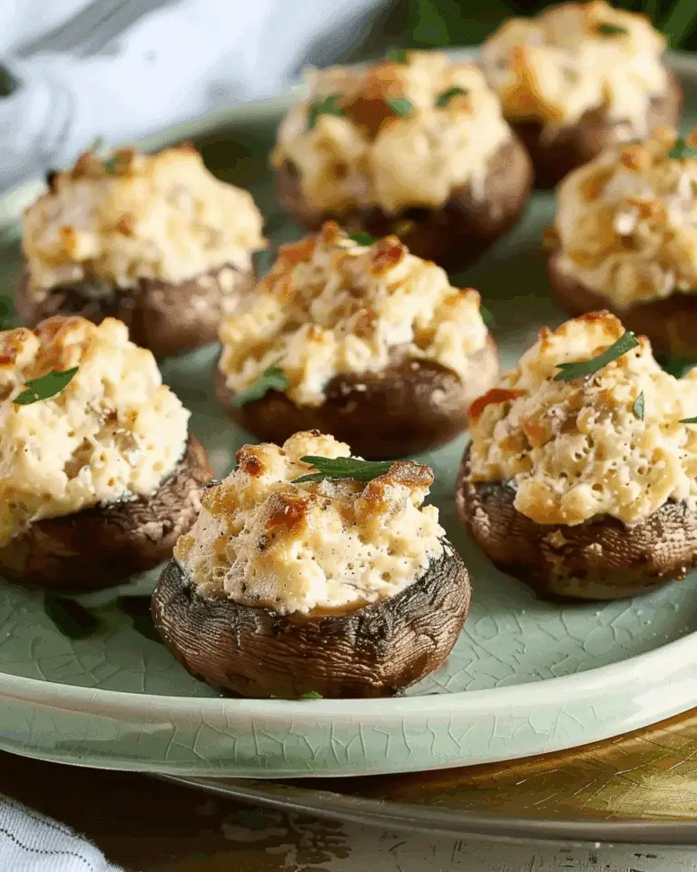 Stuffed Cream Cheese Mushrooms