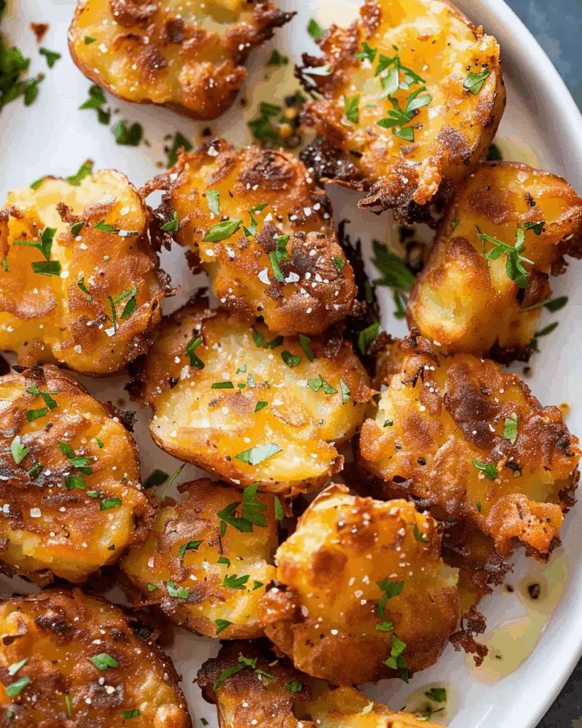 Ultra Crispy Smashed Potatoes
