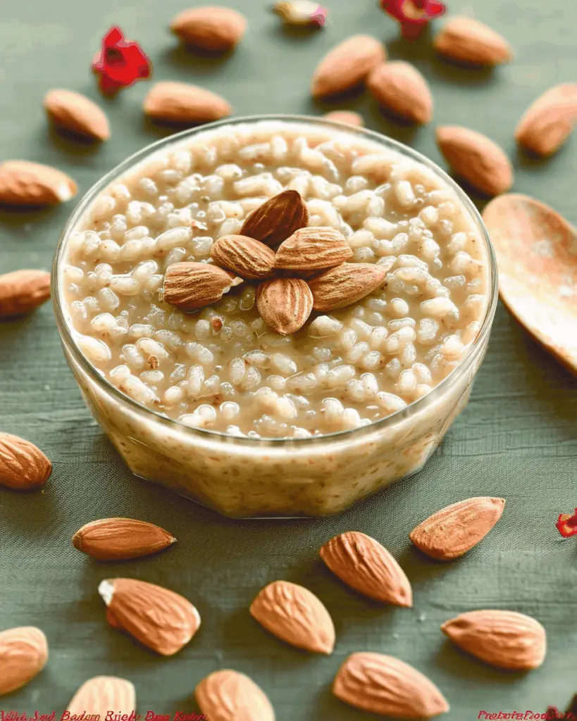 Almond and Rice Pudding (Badam Kheer)