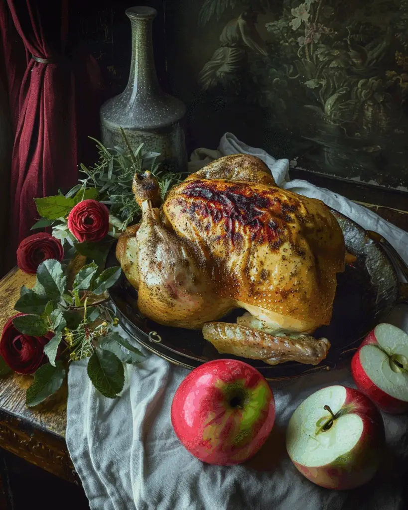 Apple Harvest Roasted Chicken