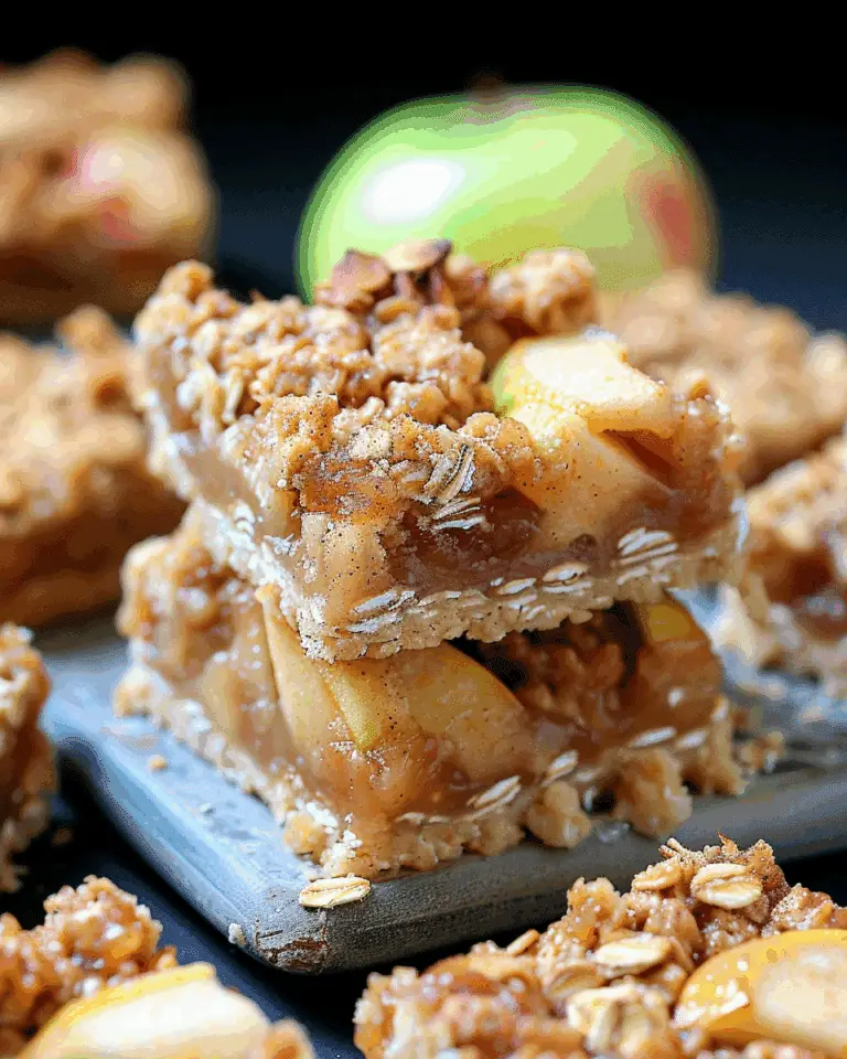 Apple Pie Oatmeal Bars