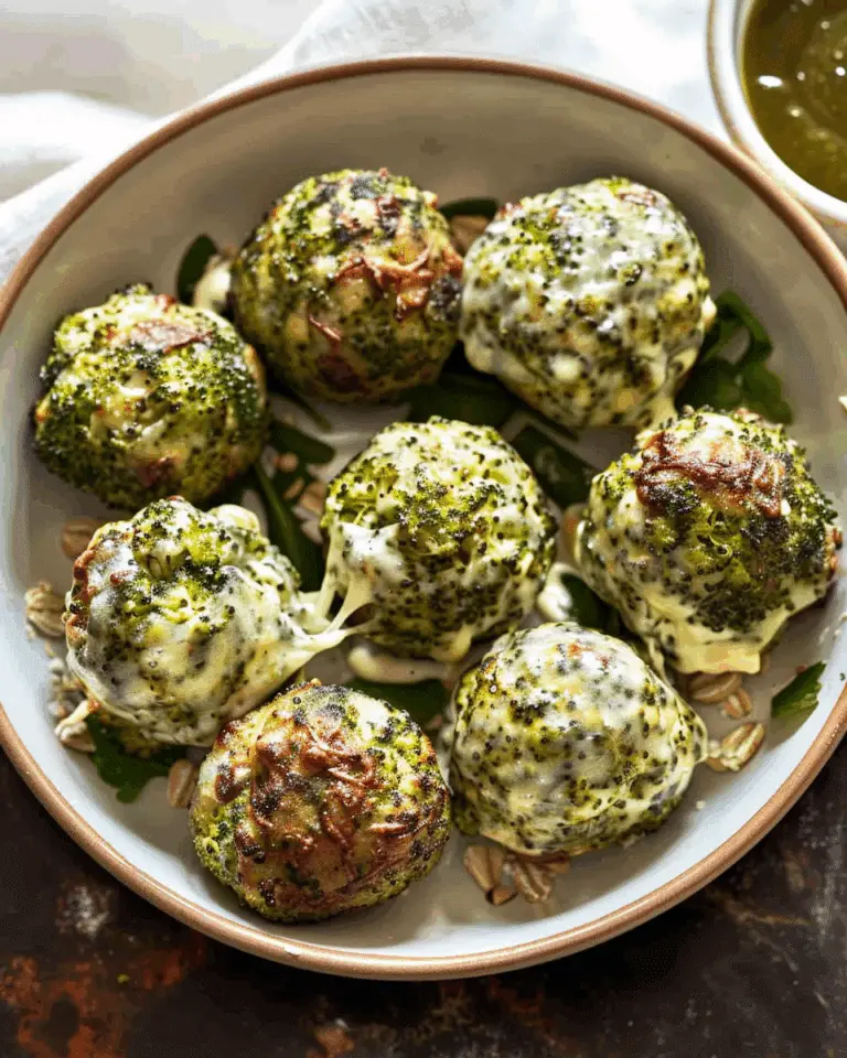 Baked Broccoli Cheese Balls