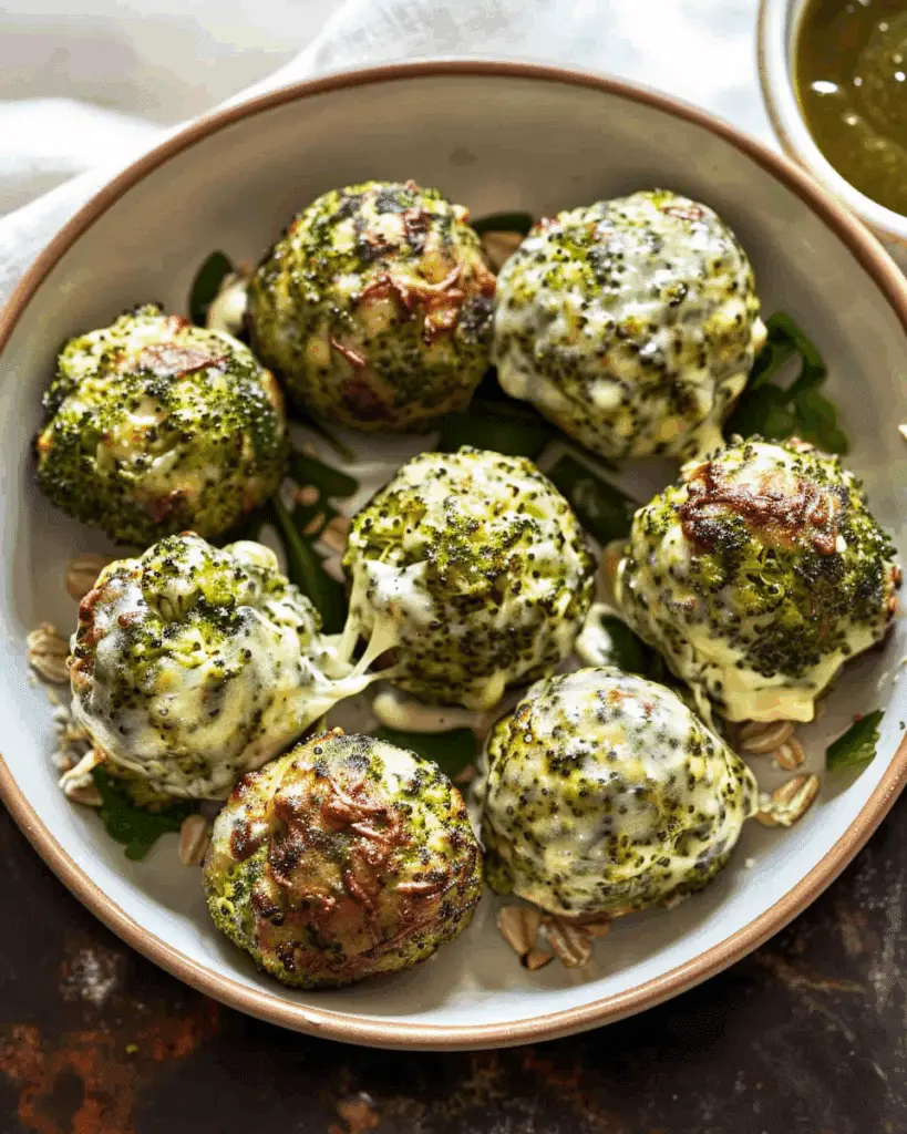 Baked Broccoli Cheese Balls