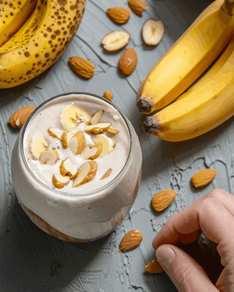 Banana Almond Butter Smoothie