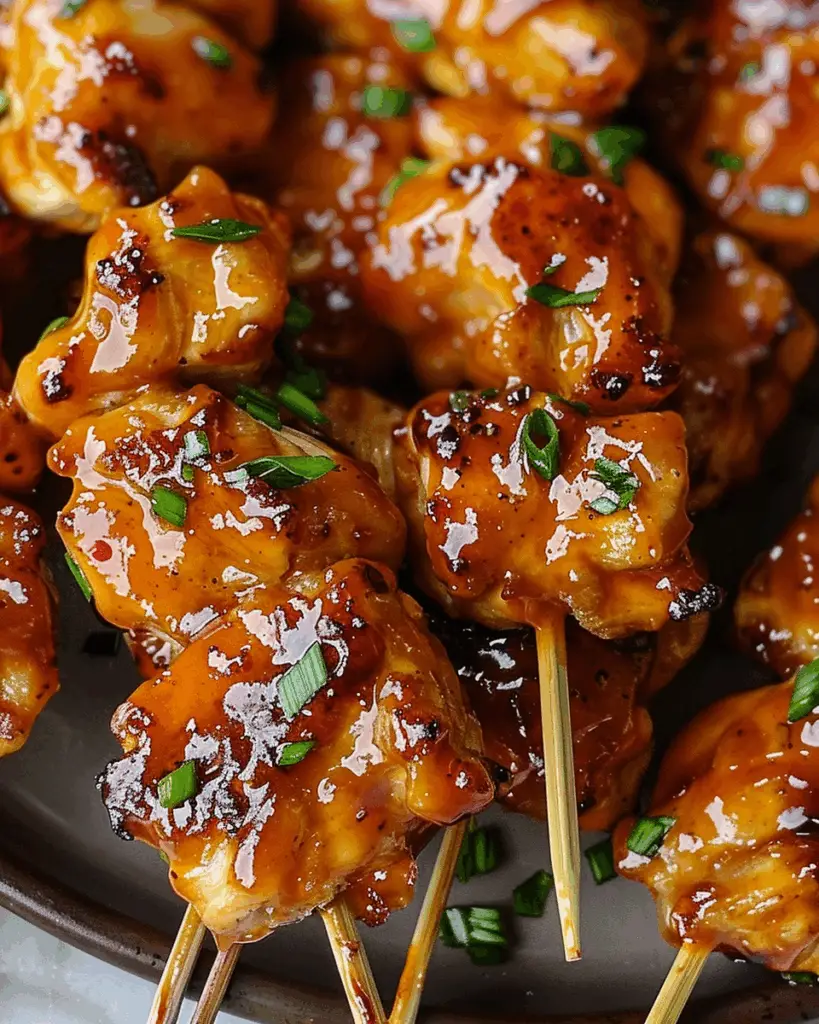 Bang Bang Chicken Skewers
