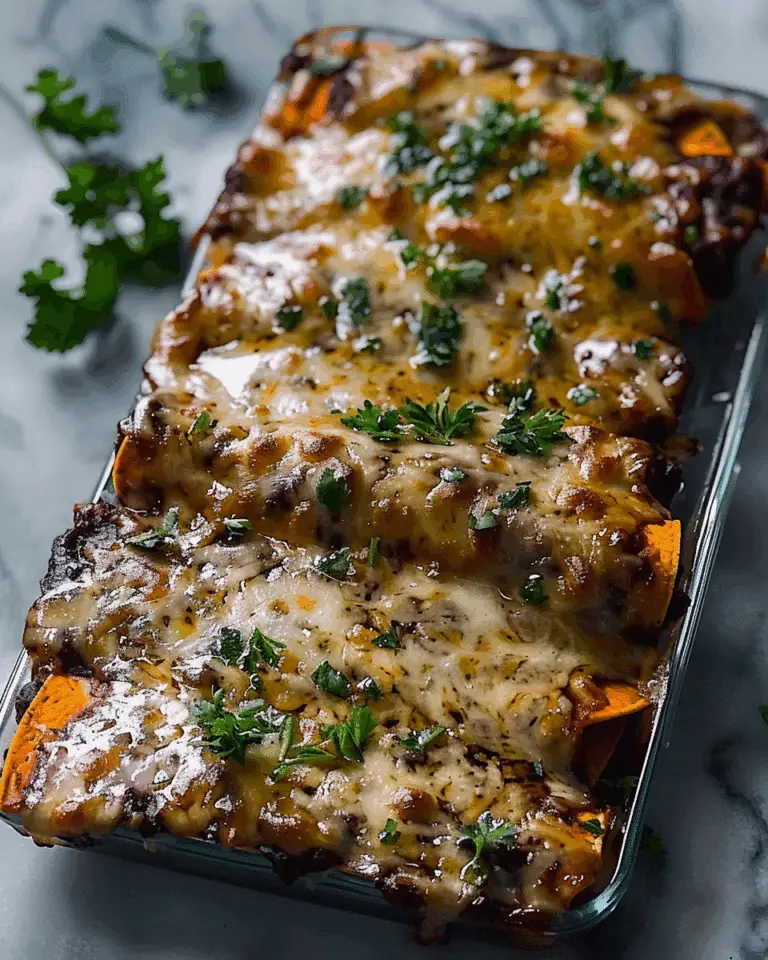 Black Bean Sweet Potato Enchiladas