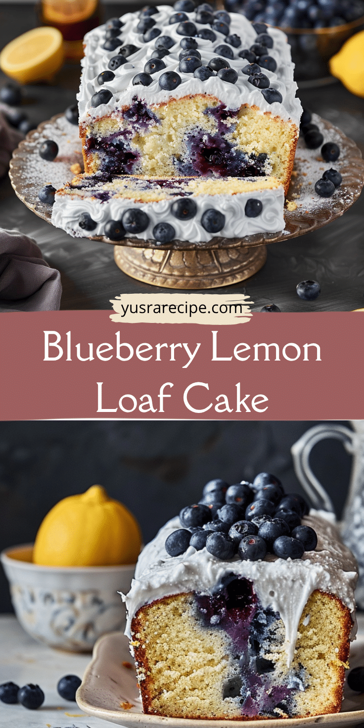 Blueberry Lemon Loaf Cake Yusra Recipe