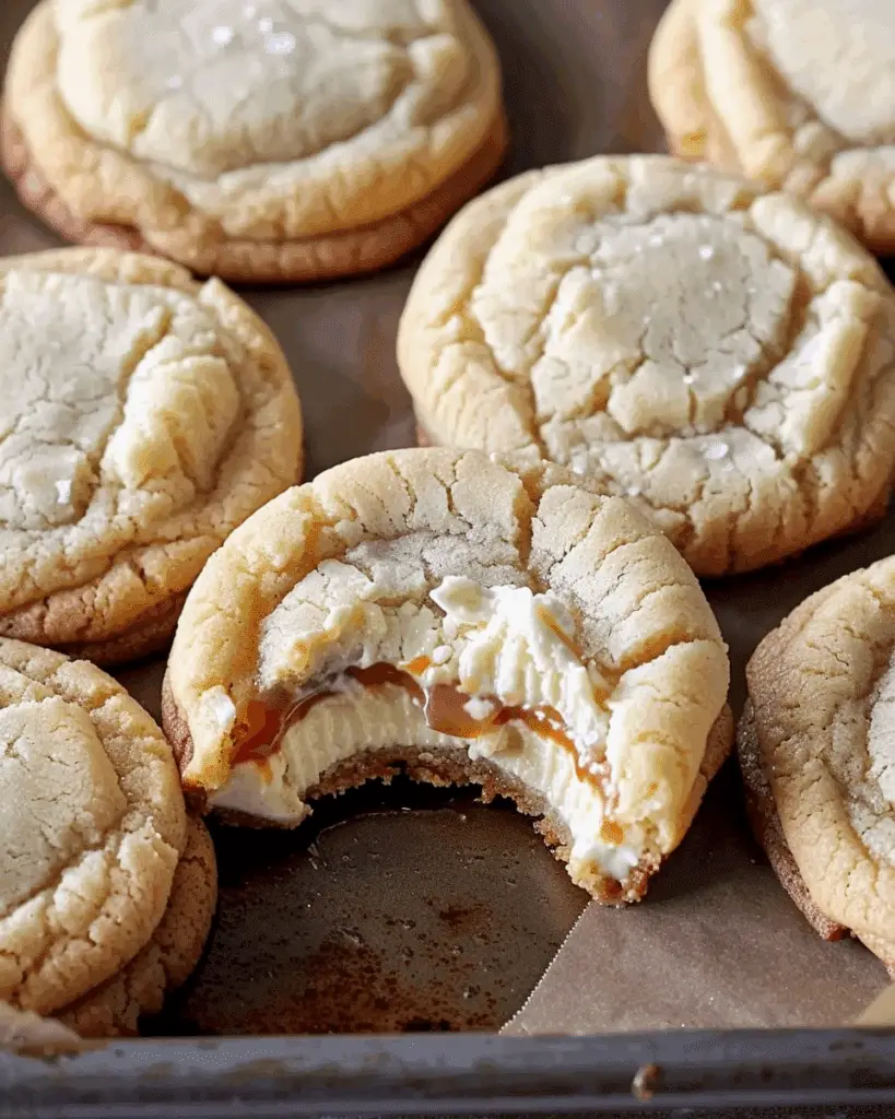Caramel Cheesecake Cookies