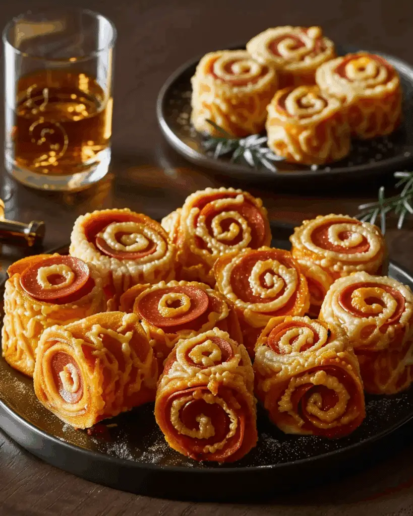 Cheesy Pepperoni Pizza Roll-Ups
