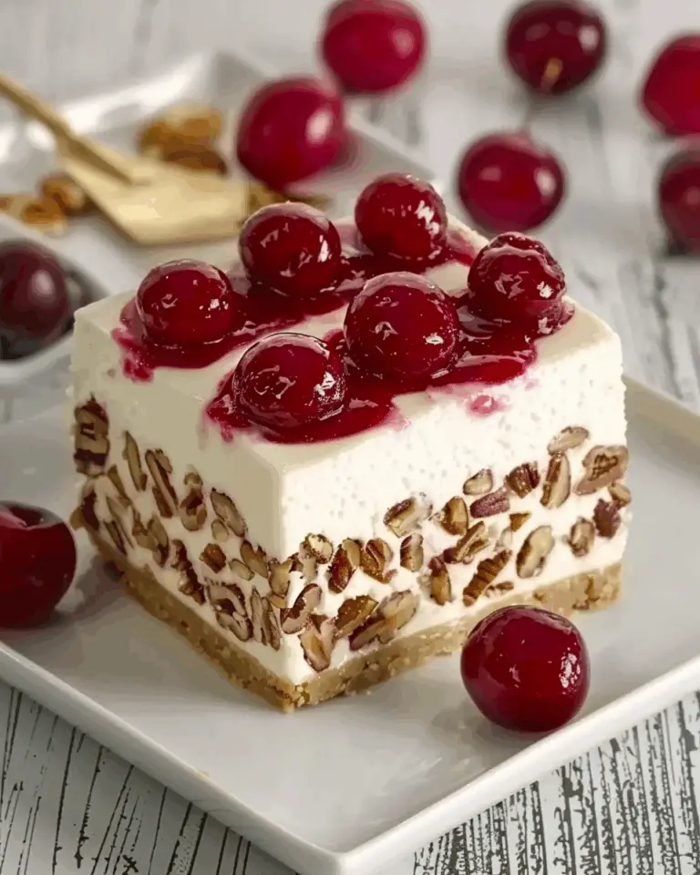 Cherry Pecan Cheesecake Lush