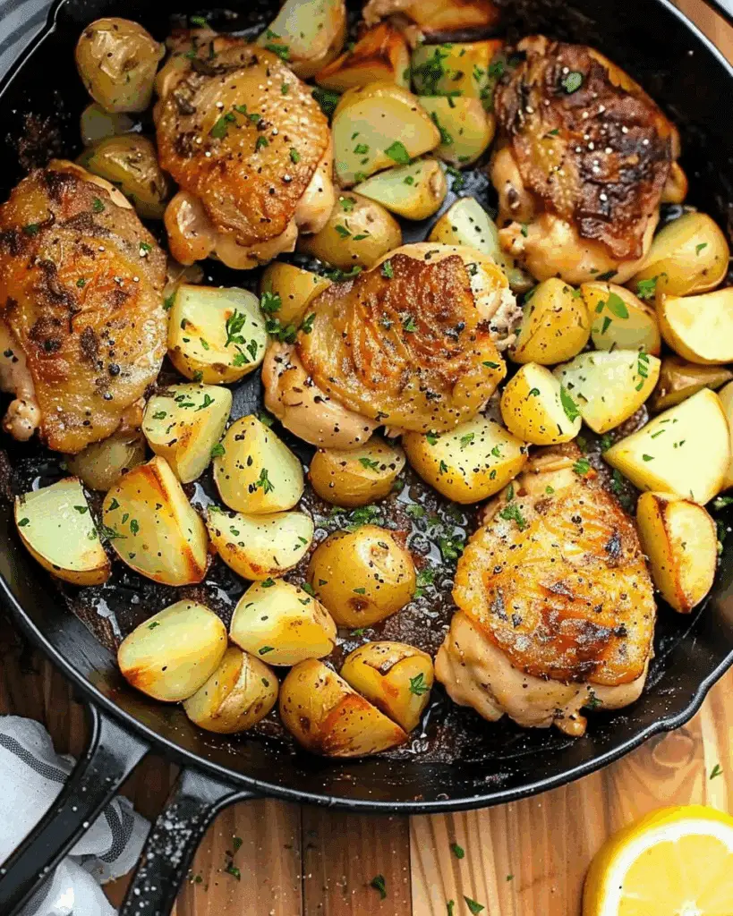 Chicken And Potato Skillet